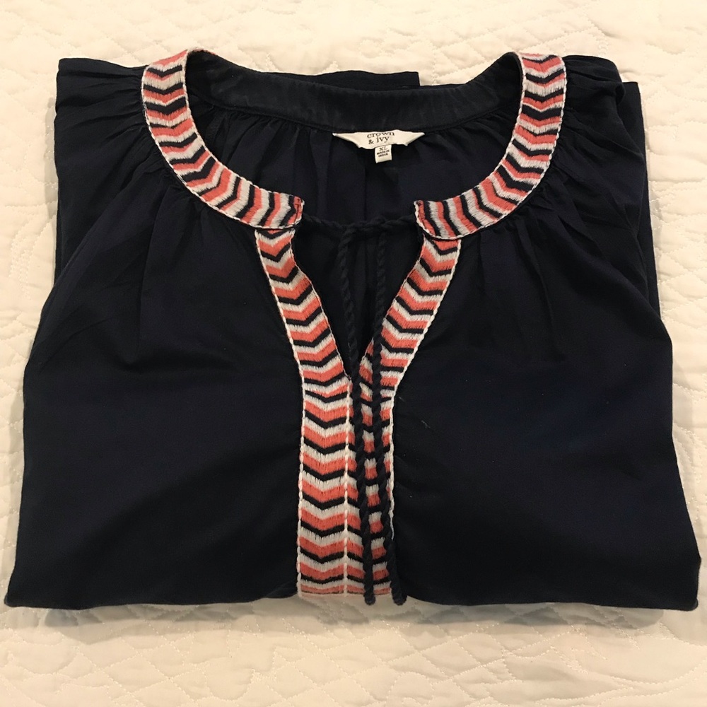 Crown and Ivy extra large bohemian shirt